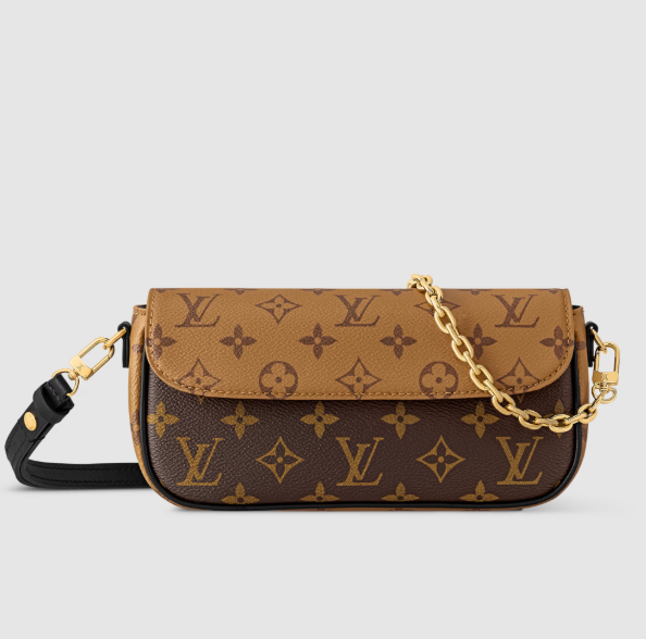 루이비통 M26587 월릿 온 체인 아이비 모노그램 플랩 체인 월렛