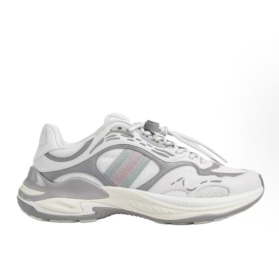 구찌 814040 FAD6Q 8745 원형 앞코 스트링 남성 로우탑 스니커즈(GOD공장)