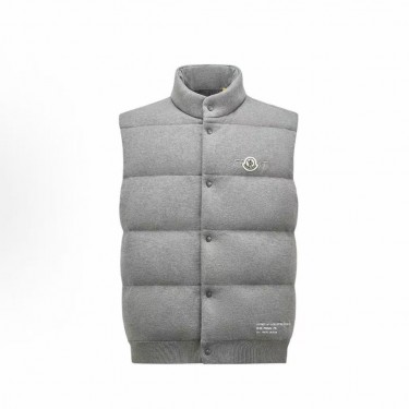 몽클레르 자수 디테일 코튼 패딩 베스트 (X공장)