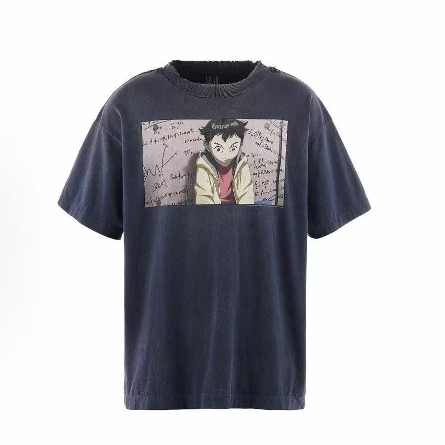 SAINT Mxxxxxx 라운드넥 루즈핏 반팔 티셔츠