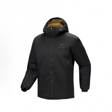 아크테릭스 Atom Hoody M 자수 로고 후드 다운 자켓 24K블랙