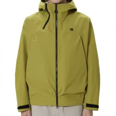 코오롱 OLON SPORT CAMPING 2.5L 유니섹스 멀티포켓 아웃도어 자켓 OBLI-K 옐로우 그린