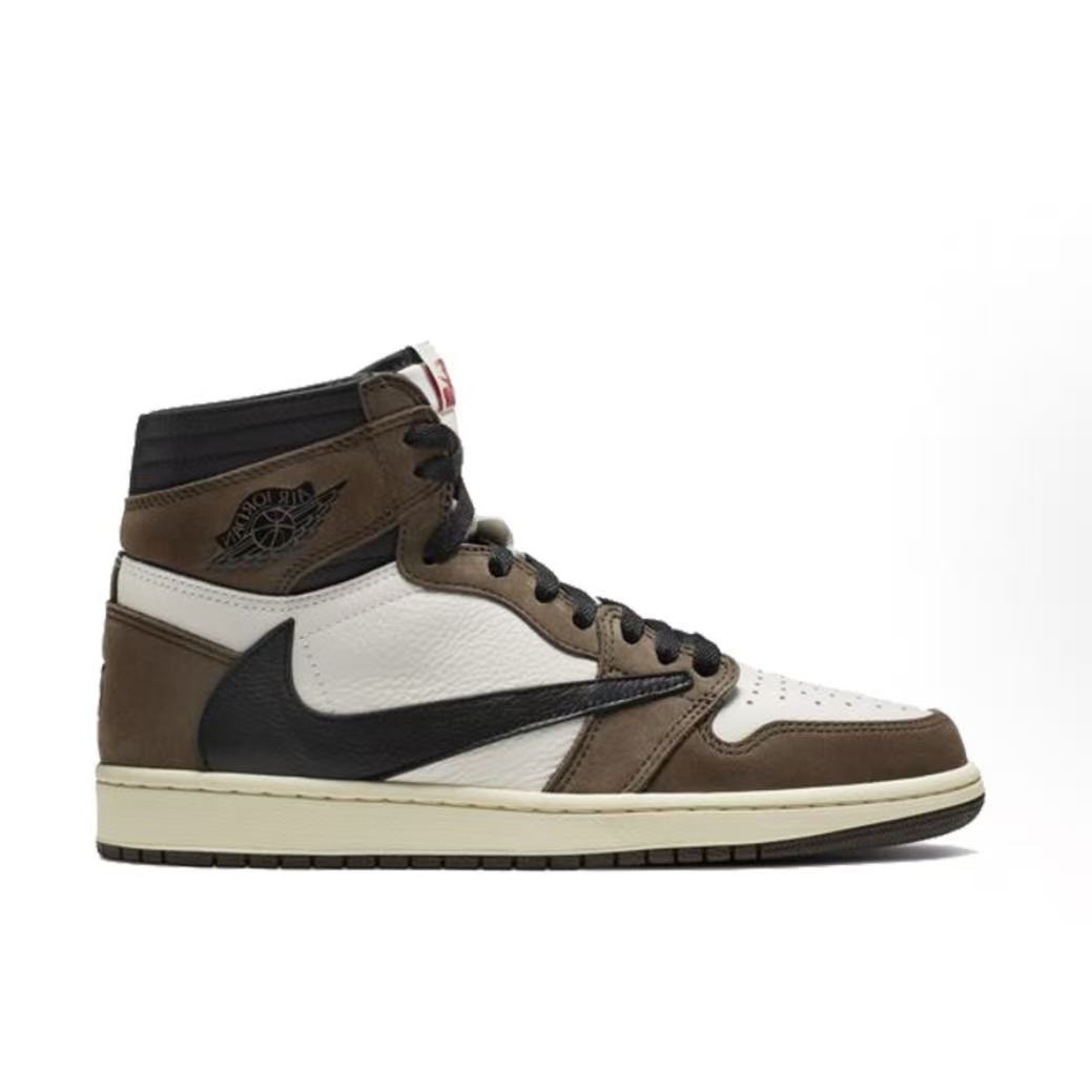 트래비스 스캇 × 나이키 에어 조던 1 하이 OG 다크 모카 CD4487-100 (X공장)