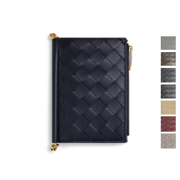 보테가베네타 솔스티스 가죽 여성 중지갑 806078V4R414184