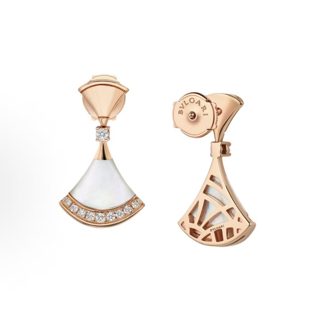 불가리 디바스 드림 18K 로즈골드 이어링 여성