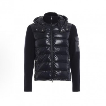 몽클레르 패치워크 긴팔 다운 재킷 남성용 블랙 (탑몽X)