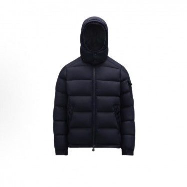 몽클레르 시리즈 울 긴팔 심플 숏 다운 재킷 남성용 네이비