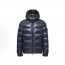 몽클레르 시리즈 울 긴팔 심플 숏 다운 재킷 남성용 네이비