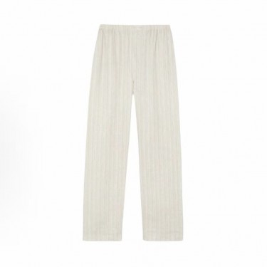 로로피아나 Britton 토글 버튼 스트라이프 밴딩 캐주얼 팬츠 남성용 베이지 (B+공장)