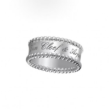 반클리프 아펠 만화경 퍼리 로고 K골드 반지 여성용