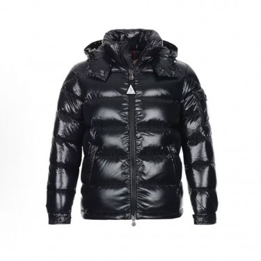 몽클레어 마야 시리즈 유광 보온 숏 다운 재킷 블랙 (지이공장)