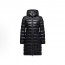 몽클레어 모카 롱 후드 유광 구스다운 패딩 여성용 블랙 (지이공장)
