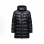 몽클레어 Suyen 시리즈 여성 미디 기장 구스다운 패딩 코트 블랙 (지이공장)