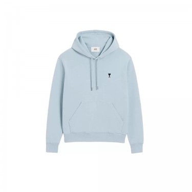 아미파리 로고 자수 후드 긴팔 스웨트셔츠 블루 (탑아미공장)