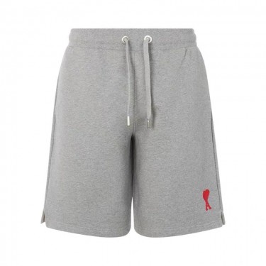 아미파리 SS23 솔리드 하이웨이스트 스트링 하트 자수 캐주얼 쇼츠 그레이 (탑아미공장)