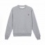 아미 파리 FW24 레드 하트 캐주얼 코튼 풀오버 긴팔 라운드넥 스웨트셔츠 그레이 (탑아미공장)