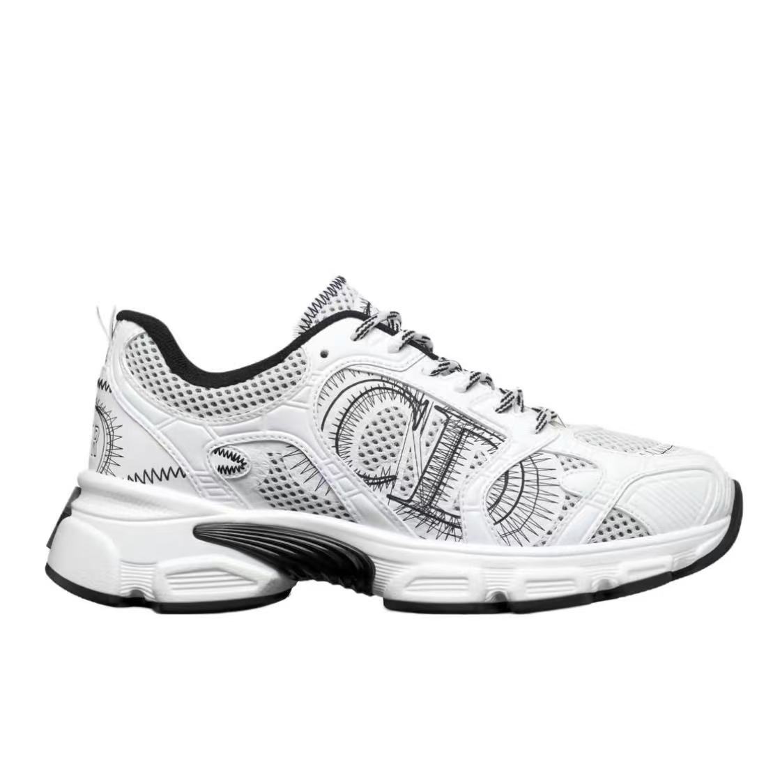 디올 크로노 레이스업 로우탑 러닝 라이프스타일 스니커즈 화이트 (GD공장)