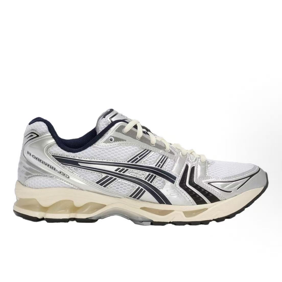 제이제이제이아운드 x 아식스 젤-카야노 14 로우탑 라이프스타일 러닝화 화이트 실버 공용 (ZH공장)