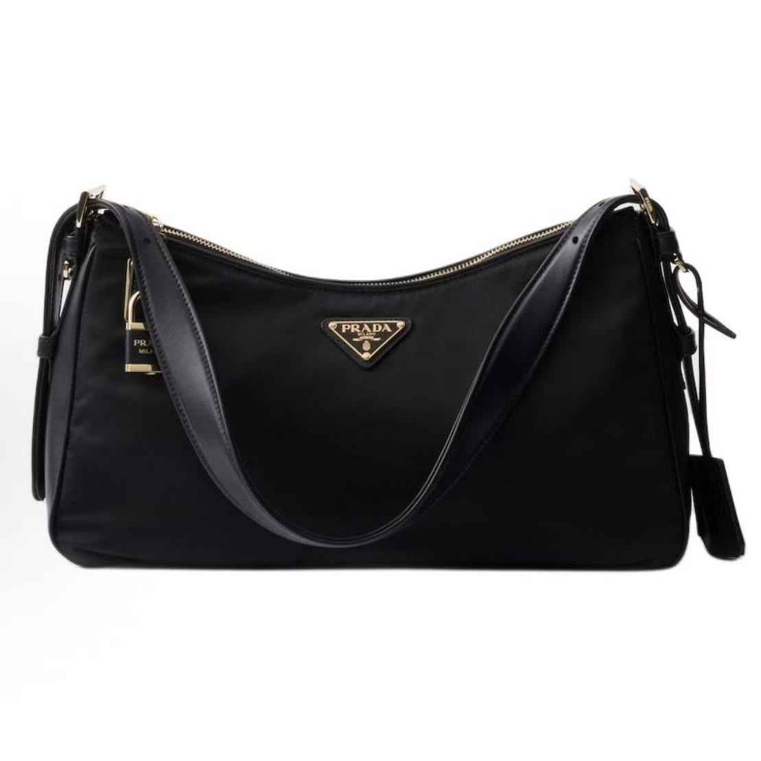 프라다 Aimée 리나일론 삼각 로고 핸드백 1BC232