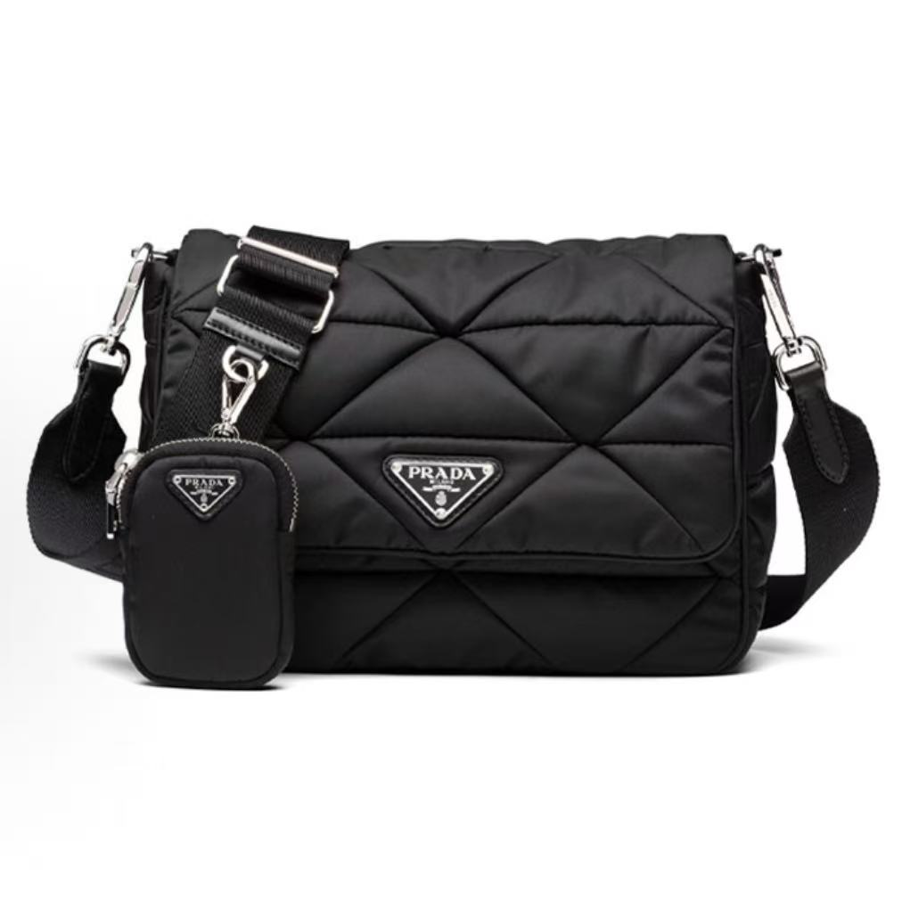 프라다 리나일론 로고 크로스 숄더백 1BD290