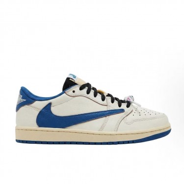 트래비스 스캇 x 프라그먼트 x 에어 조던 1 로우 OG SP 리버스 스우시 DM7866-104 (CY공장)