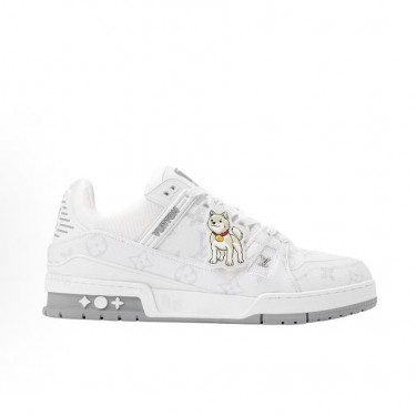 구찌 차이니즈 뉴이어 리웹 남성 로우탑 스니커즈 화이트