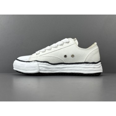 메종 미하라 야스히로 Shell Toe 옐로우솔 캔버스 스니커즈