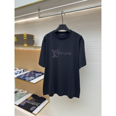 루이비통 스팽글 레터 로고 반팔 티셔츠 (X공장)