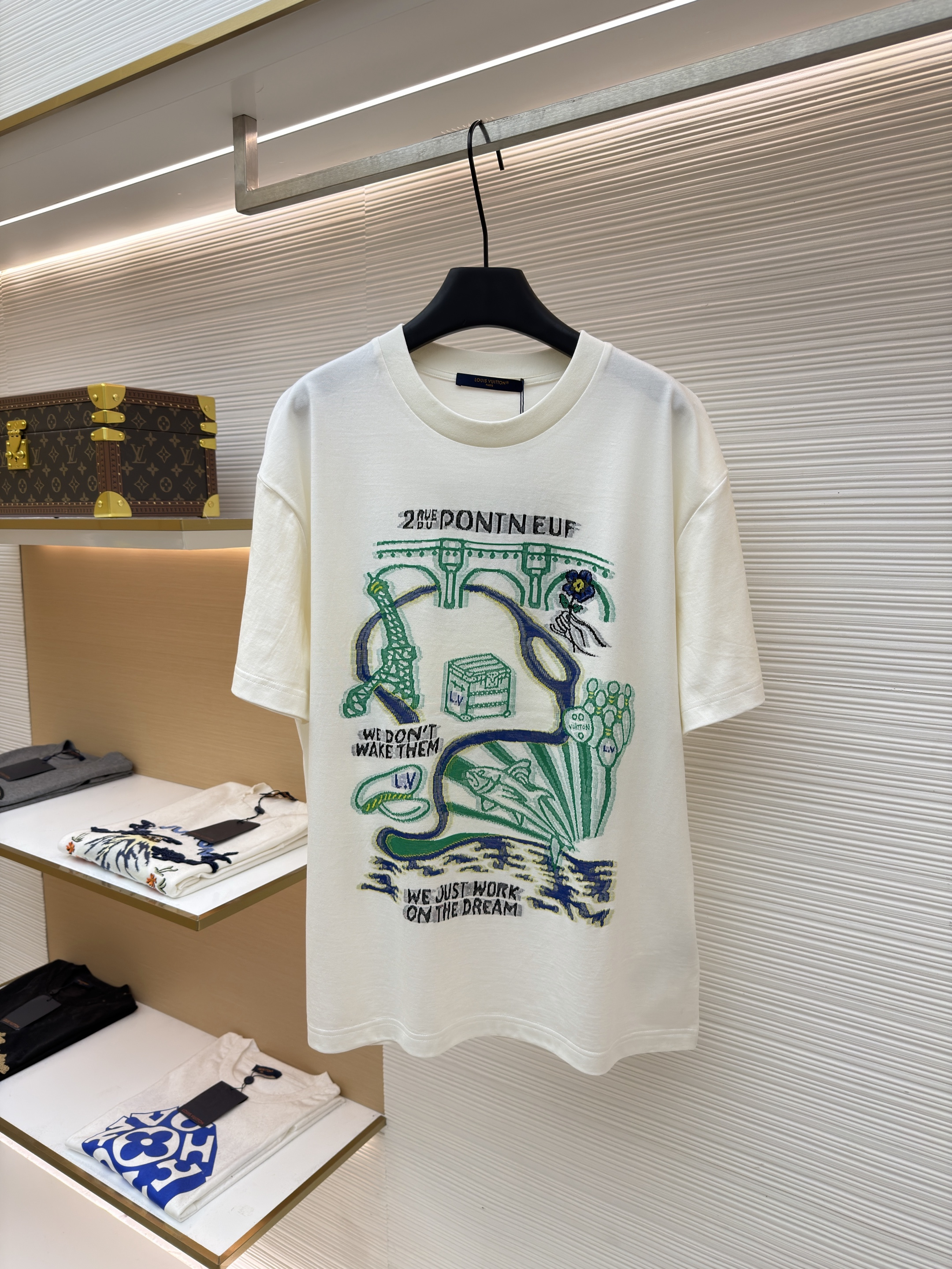 루이비통 멀티컬러 플라잉 얀 자카드 티셔츠 (X공장)