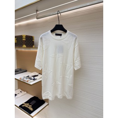 루이비통 클로버 니트 반팔 티셔츠 (X공장)