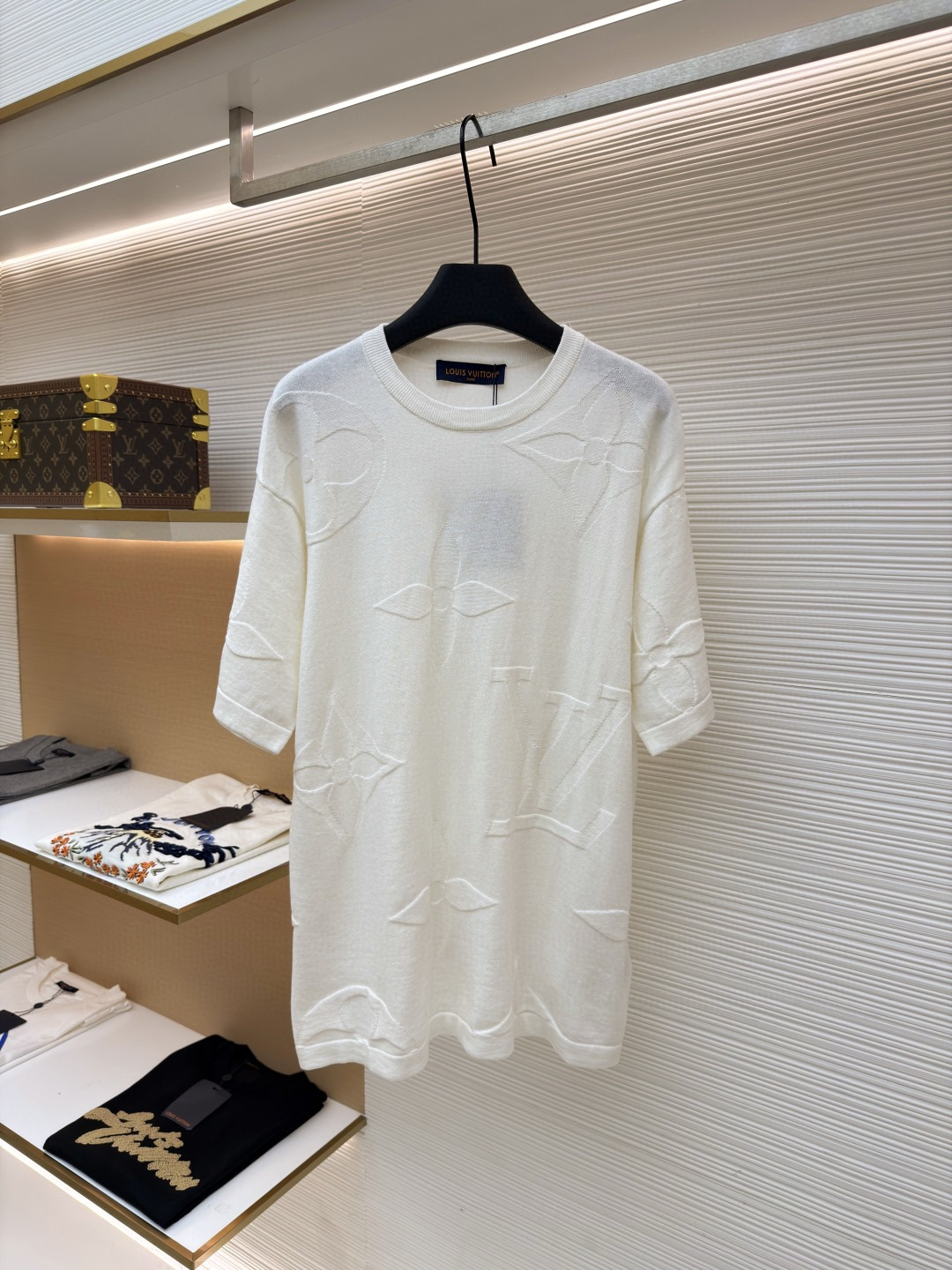 루이비통 클로버 니트 반팔 티셔츠 (X공장)