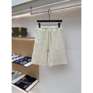 루이비통 다미에 코튼 테리 자수 쇼츠 (X공장)