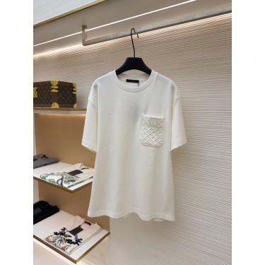 루이비통 포켓 입체 자카드 티셔츠 (X공장)