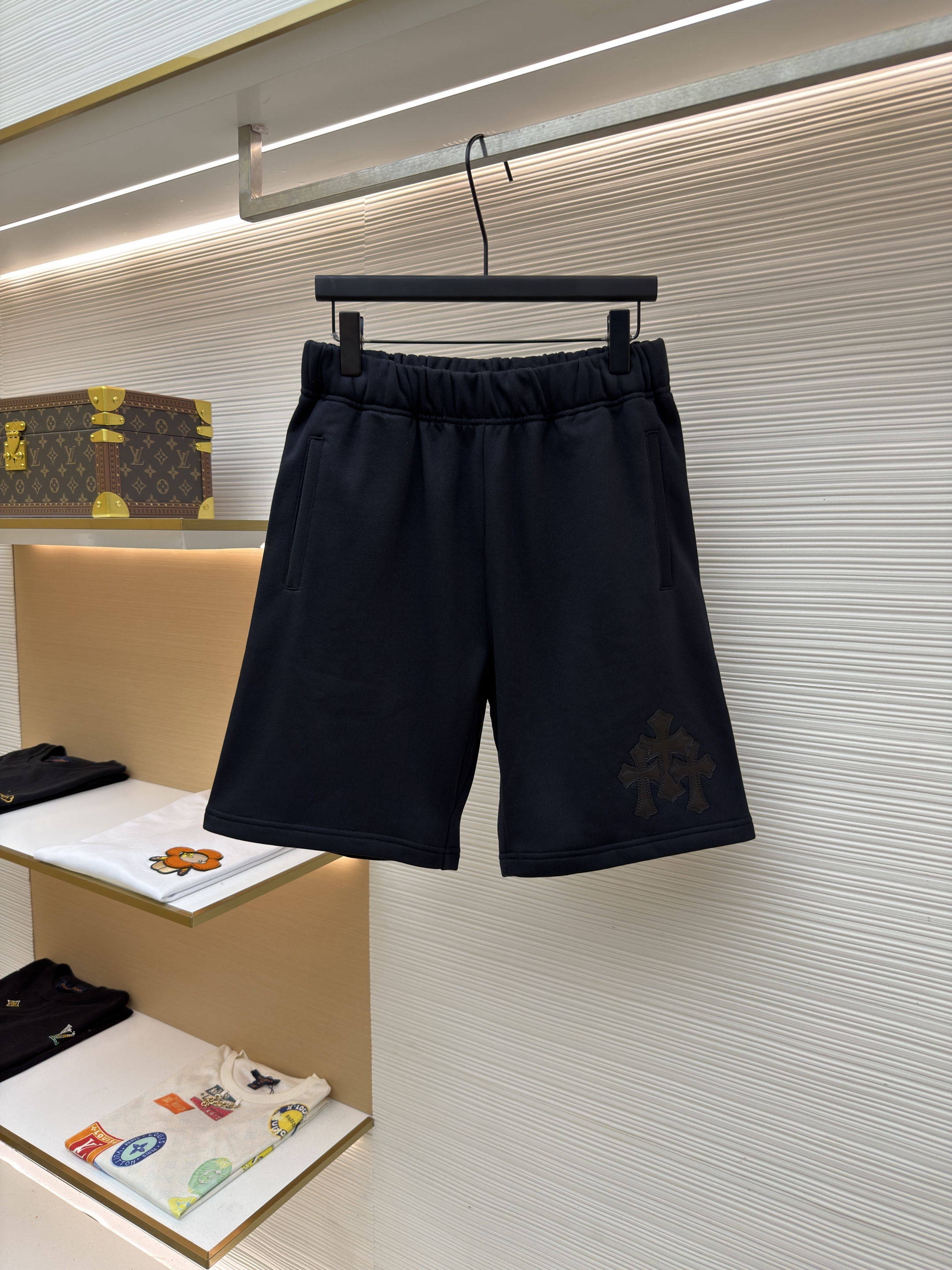 크롬하츠 삼화 패치 스플라이싱 쇼츠