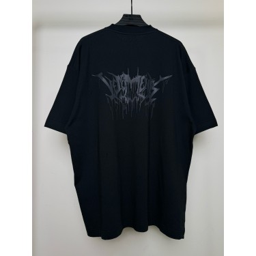 베트멍 다크 로고 프린트 반팔 티셔츠