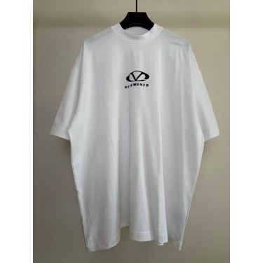 베트멍 오벌 로고 반팔 티셔츠 화이트