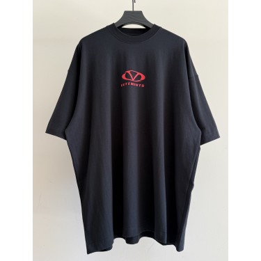 베트멍 오벌 로고 반팔 티셔츠 블랙