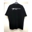 발렌시아가 파리 블랙 반팔 티셔츠